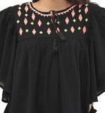 Women's Rayon Poncho Top