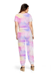 Women's Linen Cotton Tie Dye Tracksuit